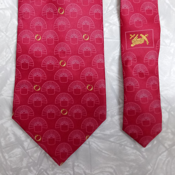 ❤💋Lanvin Paris + Nestle 100% Silk Tie made in France - Picture 1 of 5